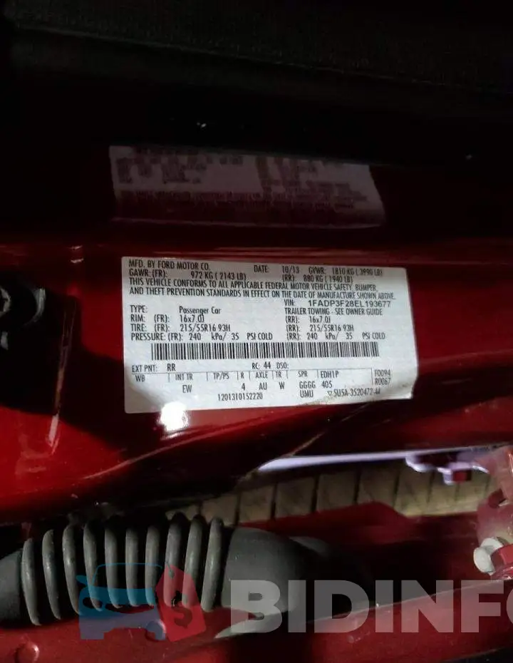 1FADP3F28EL193677 Photo# 12