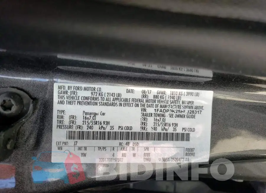 1FADP3K25HL328317 Photo# 12