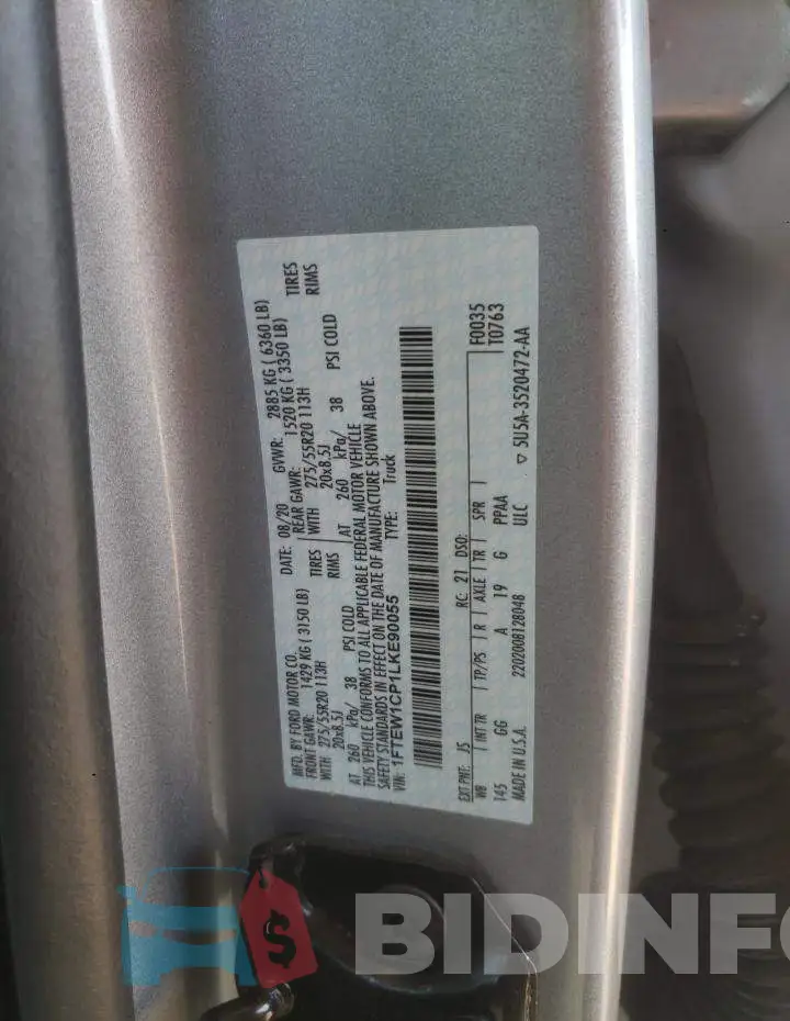 1FTEW1CP1LKE90055 Photo# 12