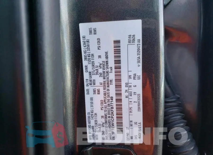 1FTEW1CP2KFB77149 Photo# 13