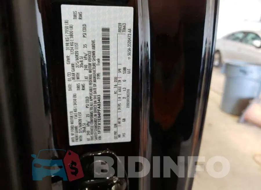 1FTFX1E84PFA83403 Photo# 12