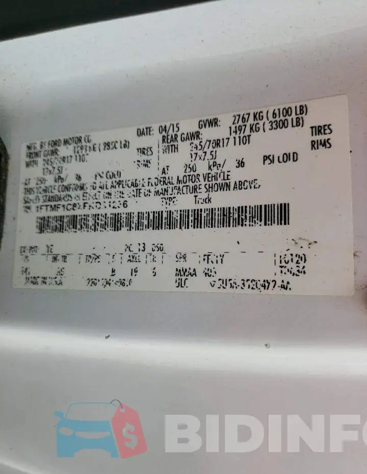 1FTMF1C8XFKD31236 Photo# 12