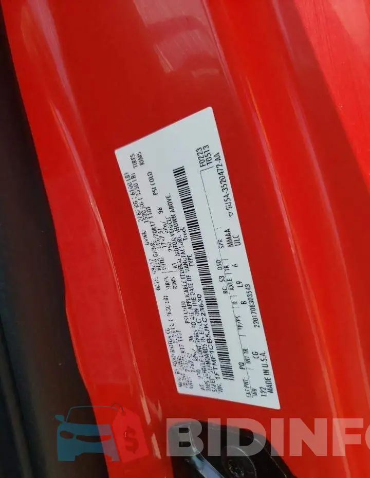1FTMF1CB5JKC23630 Photo# 12