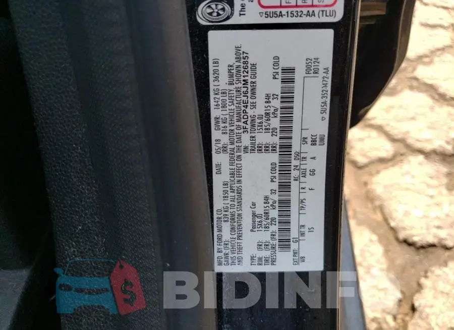 3FADP4EJ6JM126857 Photo# 12