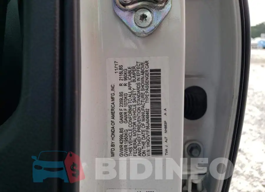 1HGCV1F56JA048462 Photo# 12