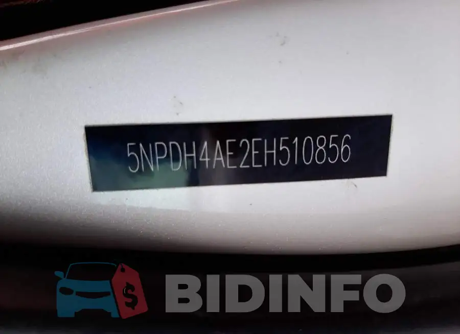 5NPDH4AE2EH510856 Photo# 12