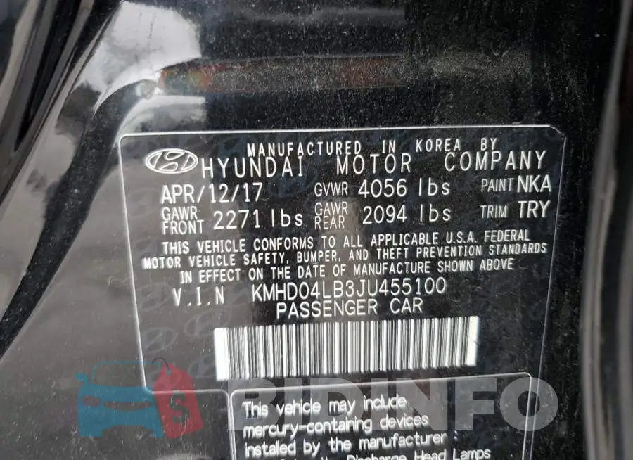 KMHD04LB3JU455100 Photo# 12