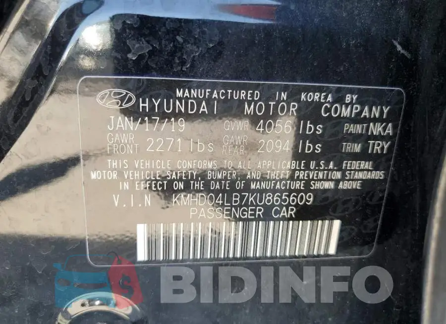 KMHD04LB7KU865609 Photo# 12