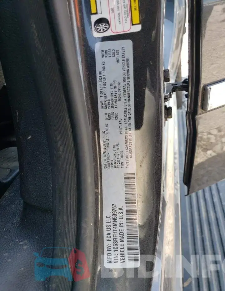 1C6SRFHT4MN539267 Photo# 12