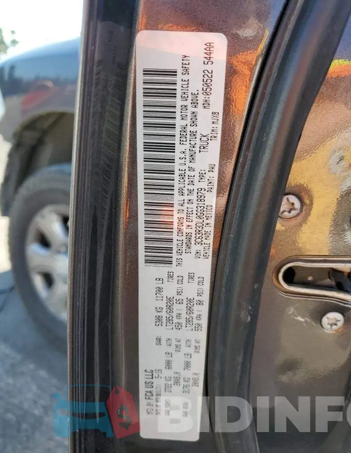 3C63R3DL0GG318979 Photo# 12