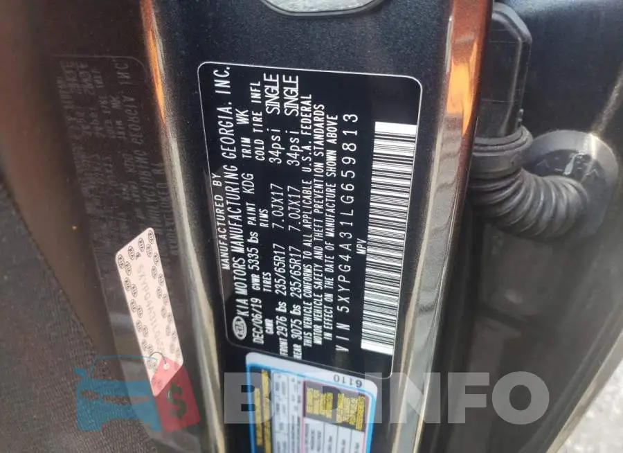 5XYPG4A31LG659813 Photo# 12