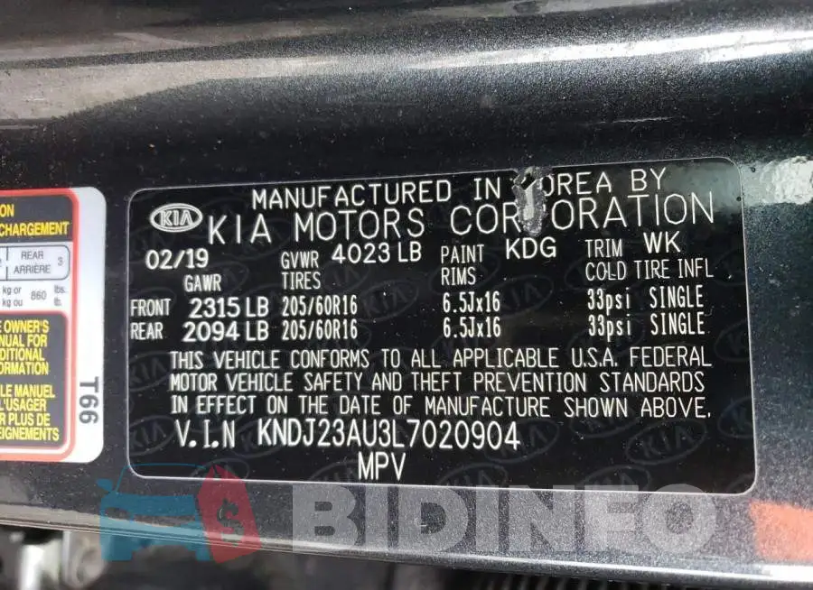 KNDJ23AU3L7020904 Photo# 13