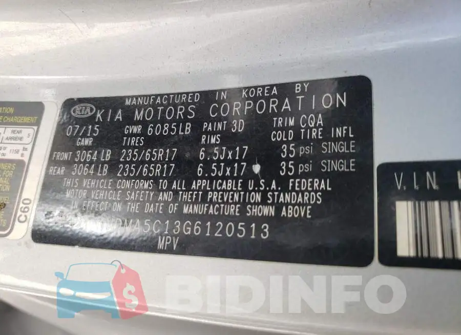 KNDMA5C13G6120513 Photo# 13
