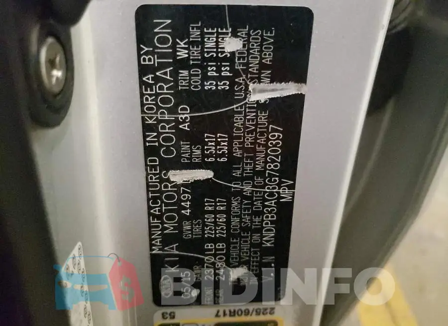 KNDPB3AC3G7820397 Photo# 12