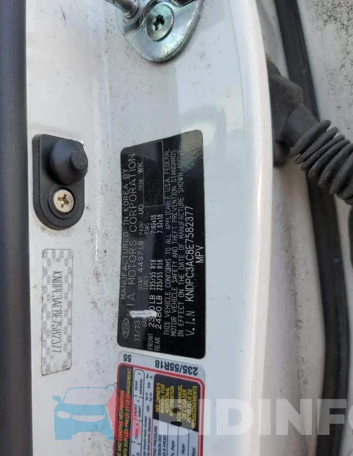 KNDPC3AC8E7582377 Photo# 13