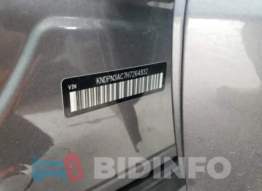 KNDPN3AC7H7264832 Photo# 13