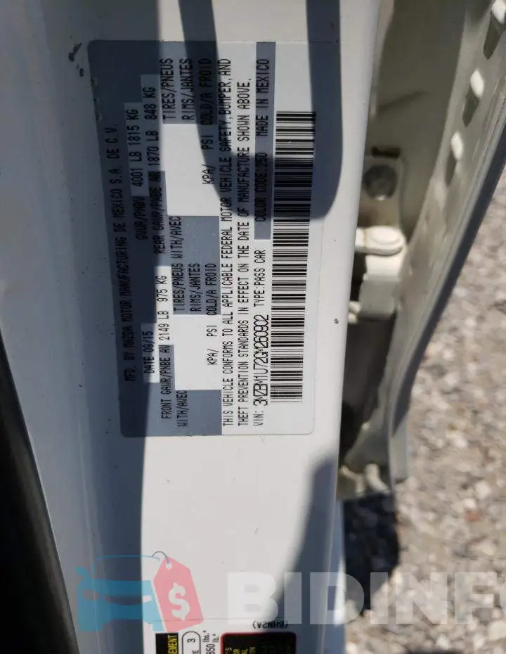3MZBM1U72GM260902 Photo# 12