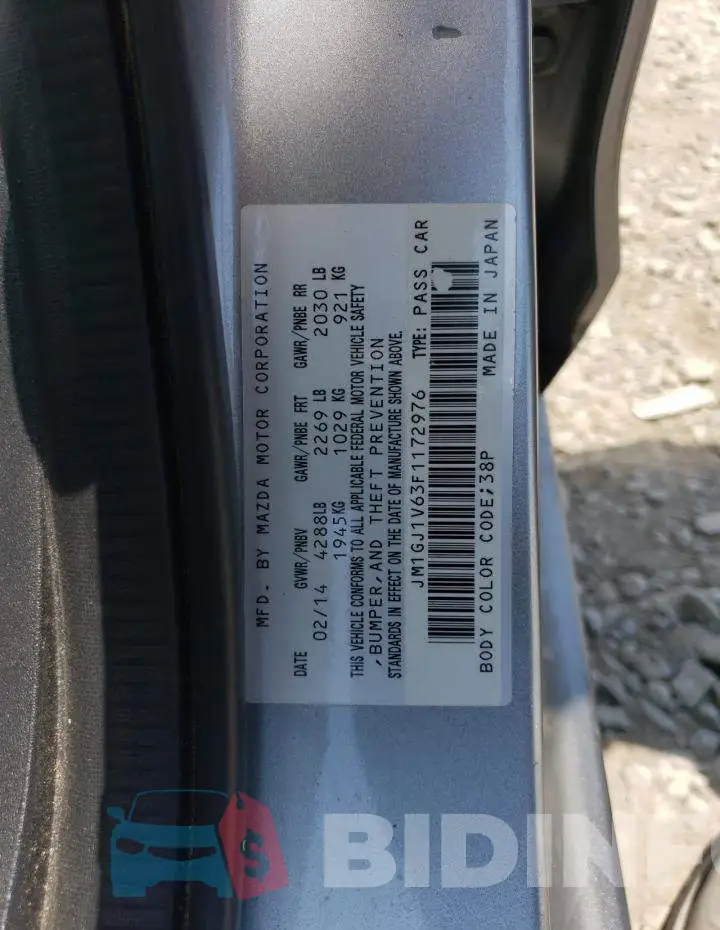 JM1GJ1V63F1172976 Photo# 12