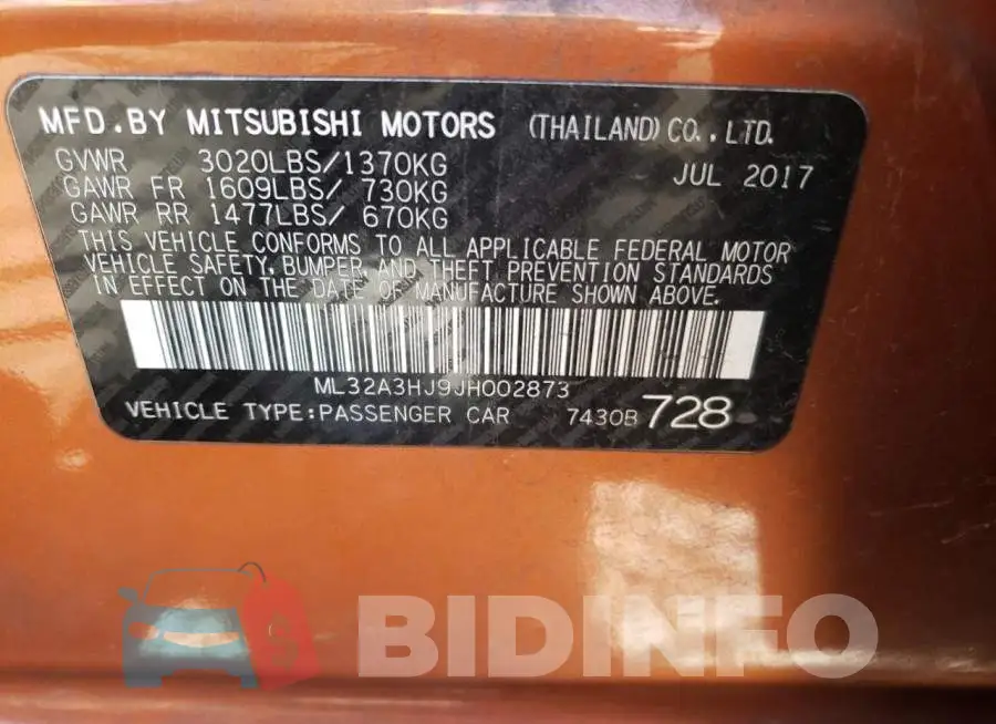 ML32A3HJ9JH002873 Photo# 12