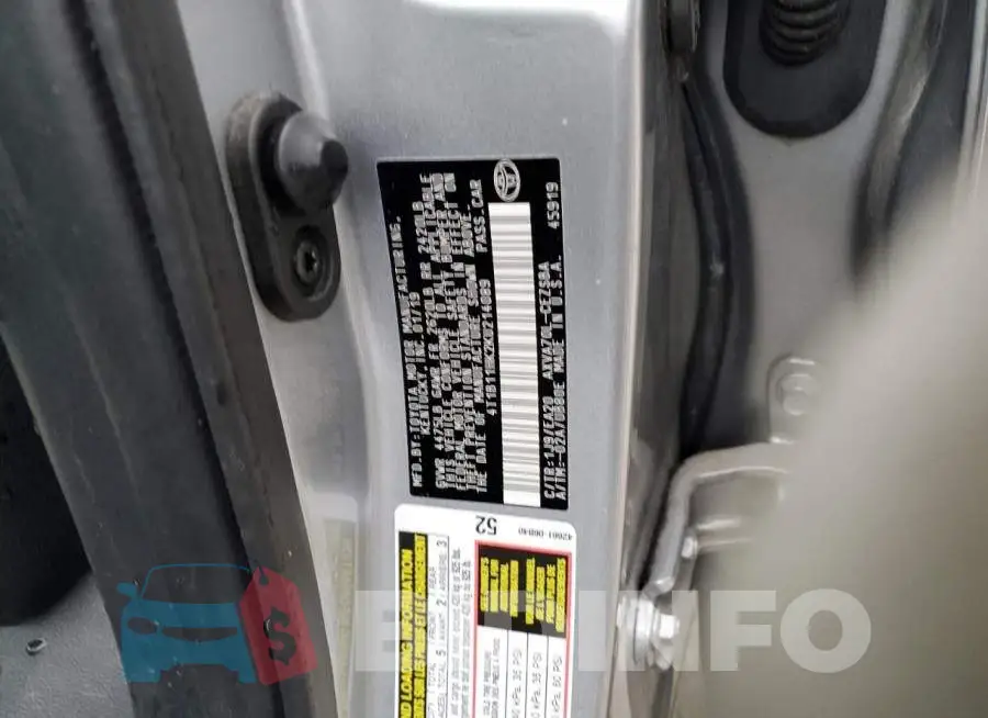 4T1B11HK2KU214089 Photo# 13
