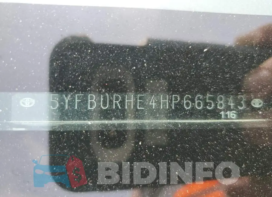 5YFBURHE4HP665843 Photo# 12