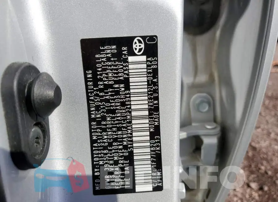5YFEPMAE1MP248949 Photo# 12