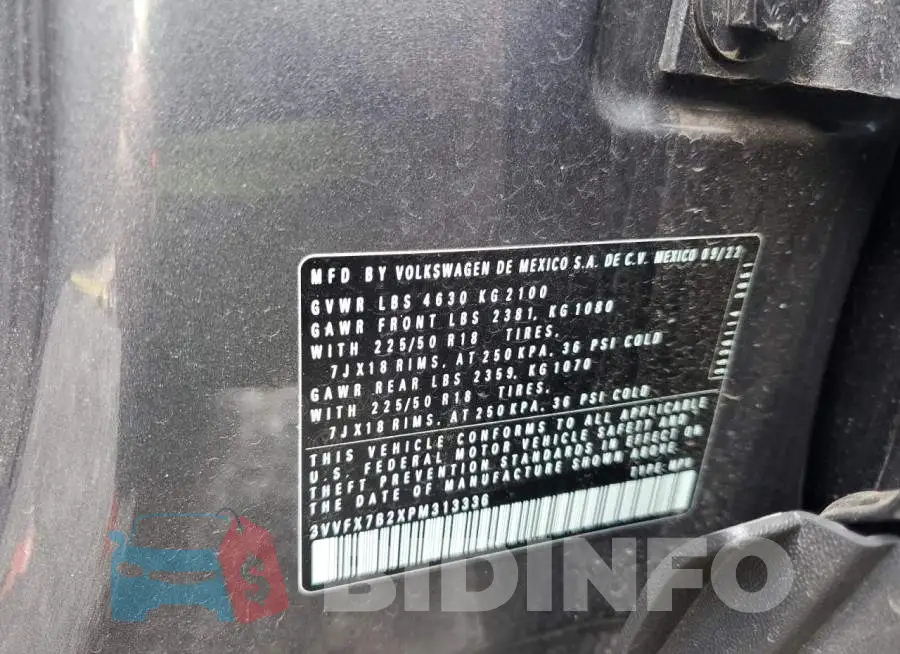 3VVFX7B2XPM313336 Photo# 12