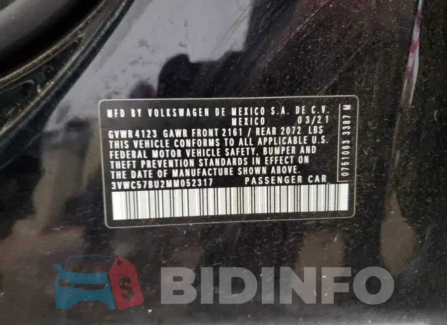 3VWC57BU2MM052317 Photo# 13