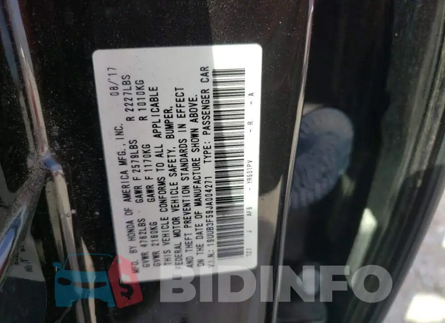 19UUB3F59JA004271 Photo# 13