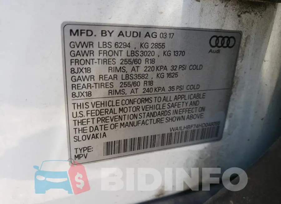 WA1LHBF74HD048055 Photo# 13