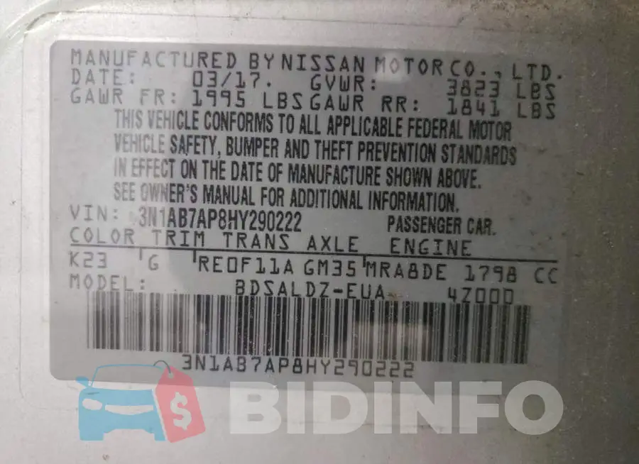 3N1AB7AP8HY290222 Photo# 12