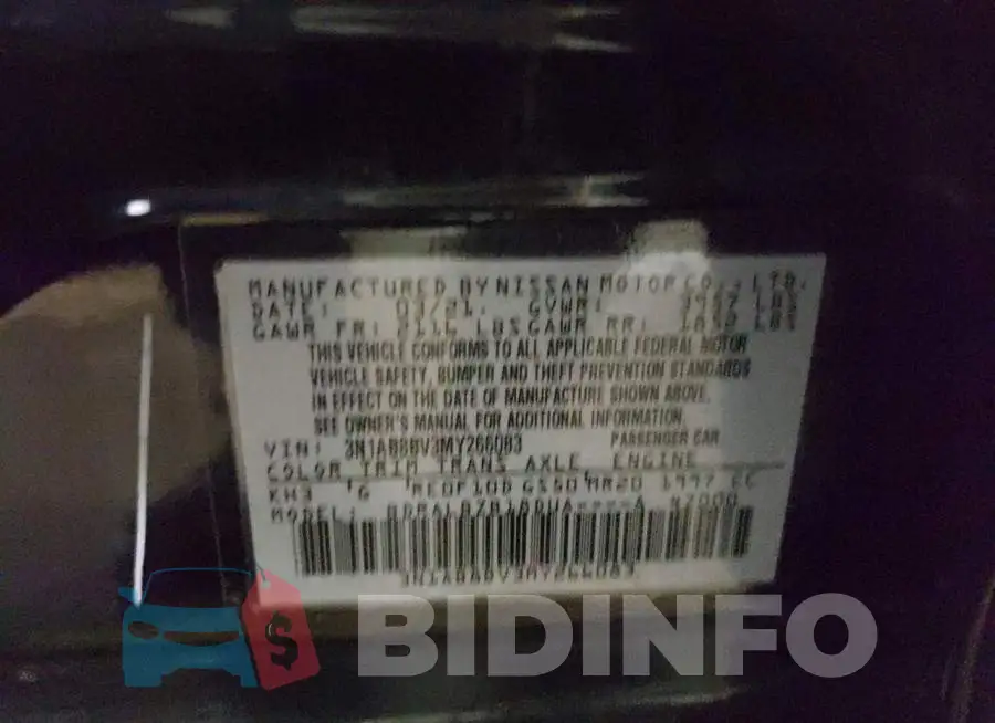 3N1AB8BV3MY266083 Photo# 13