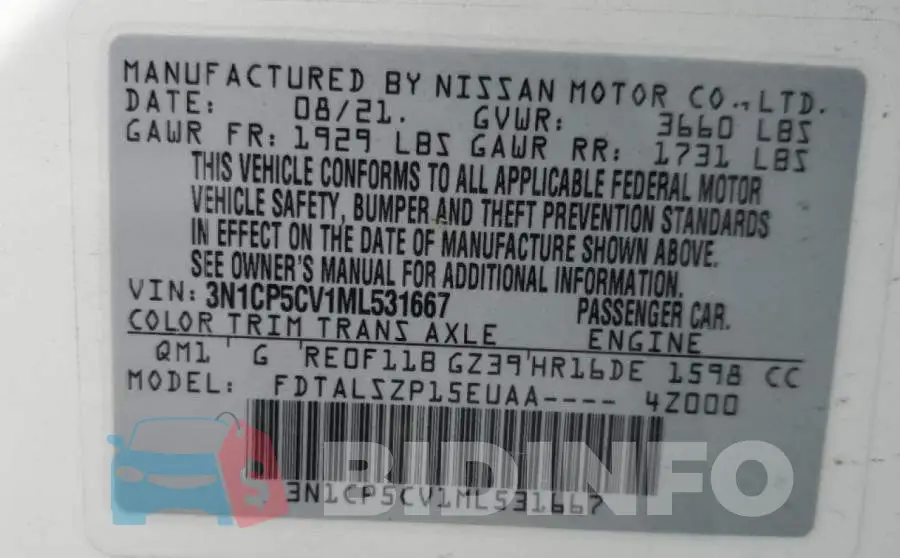 3N1CP5CV1ML531667 Photo# 13