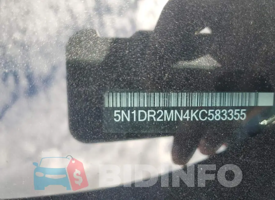 5N1DR2MN4KC583355 Photo# 13
