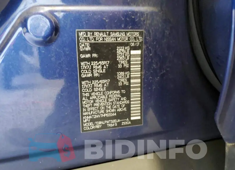 KNMAT2MV7HP615144 Photo# 13
