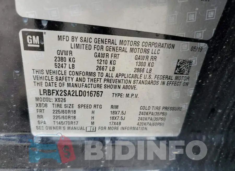 LRBFX2SA2LD016767 Photo# 12