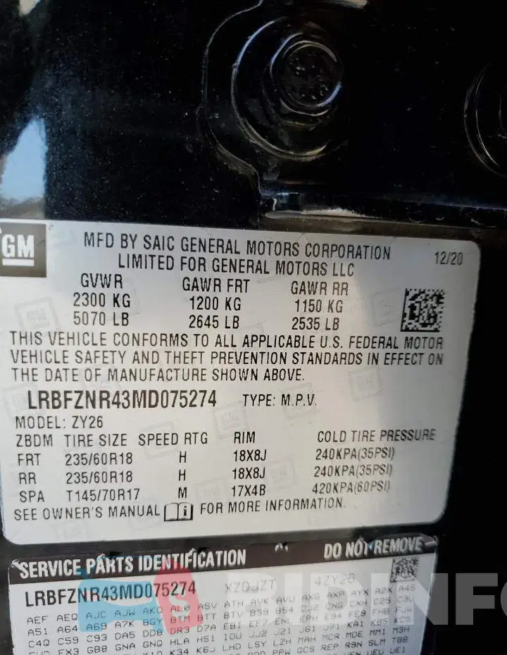 LRBFZNR43MD075274 Photo# 13