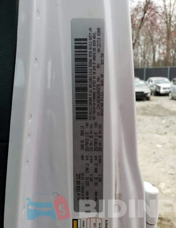 1C4HJXEG9KW543278 Photo# 12