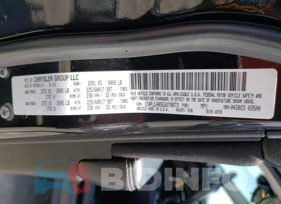 1C4PJLAB5EW279673 Photo# 13