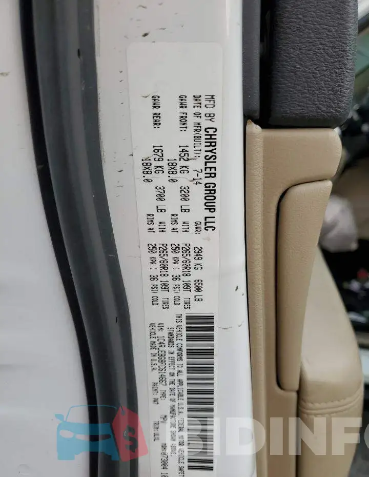 1C4RJEBG8FC614667 Photo# 14