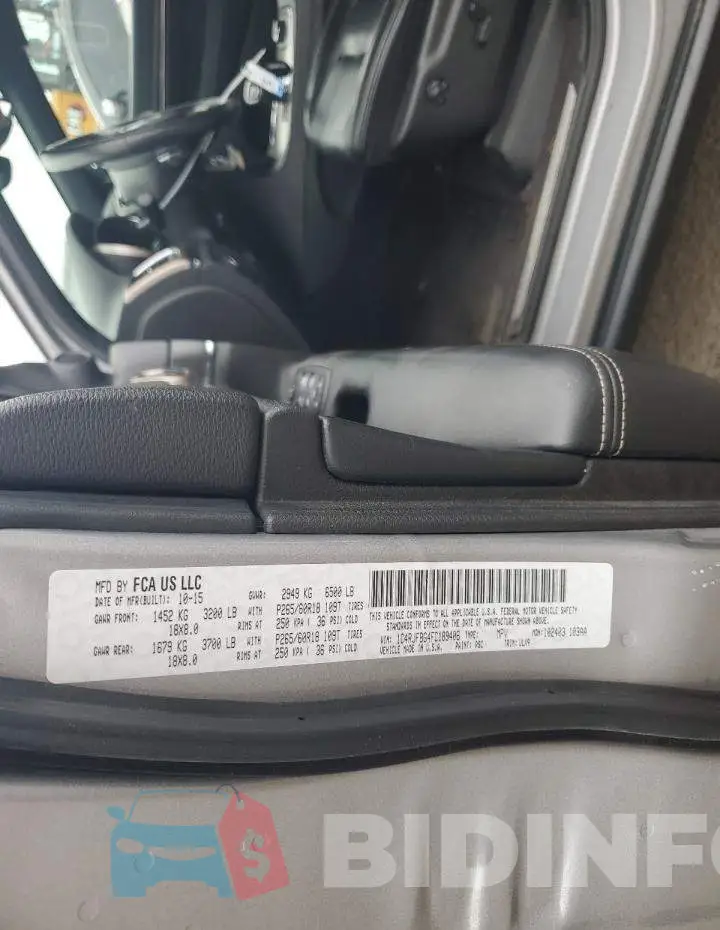 1C4RJFBG4FC189406 Photo# 13