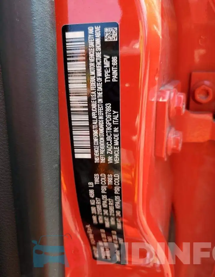 ZACCJBCT8GPD97893 Photo# 13