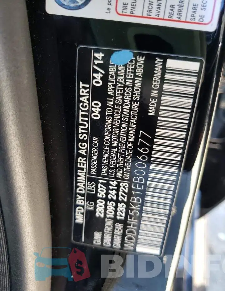 WDDHF5KB1EB006677 Photo# 12