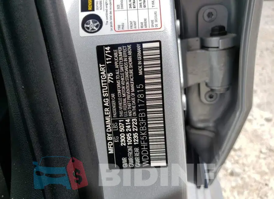 WDDHF5KB3FB117815 Photo# 12