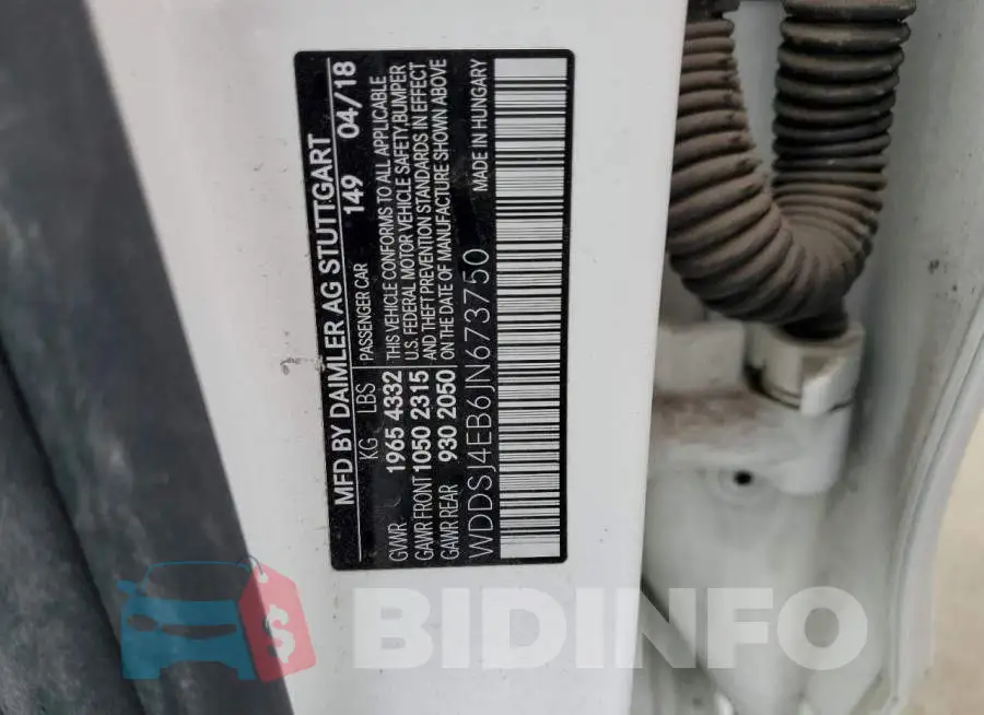 WDDSJ4EB6JN673750 Photo# 12