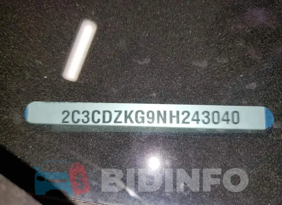 2C3CDZKG9NH243040 Photo# 12