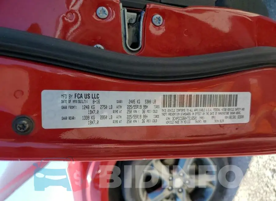 3C4PDCGB0HT516501 Photo# 13