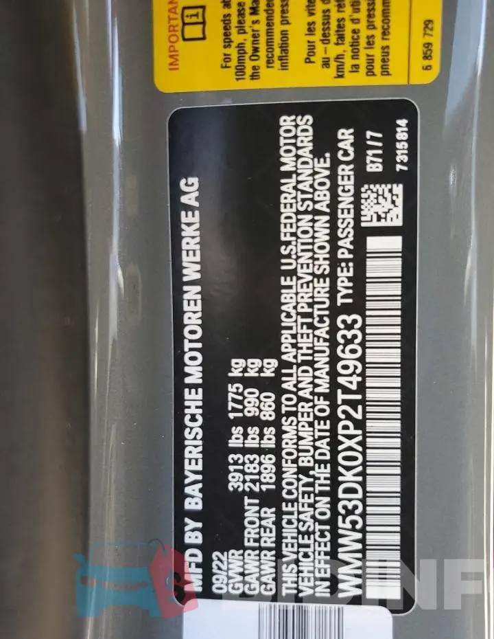 WMW53DK0XP2T49633 Photo# 12
