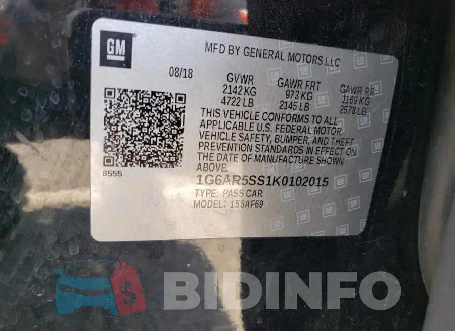 1G6AR5SS1K0102015 Photo# 12