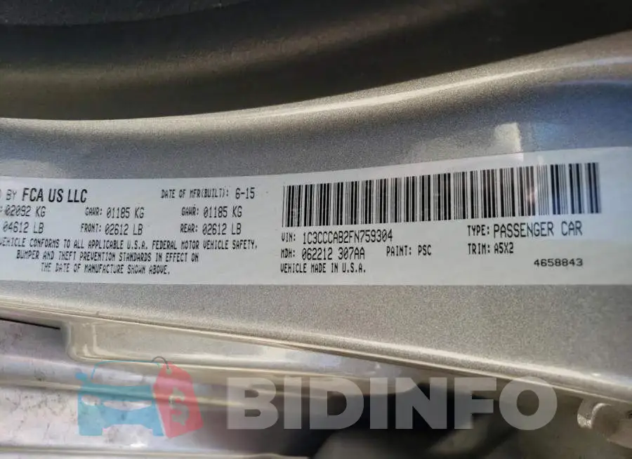 1C3CCCAB2FN759304 Photo# 13